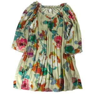 Spense mint floral dress